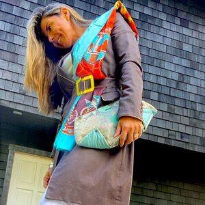 New DONNA KARAN lamb leather bag